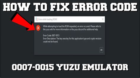 Yuzu error 007-003c In this video i have shown how to fix error 0007-0034 : The NSP file is missing a Program- Type NCA on Yuzu Emulator